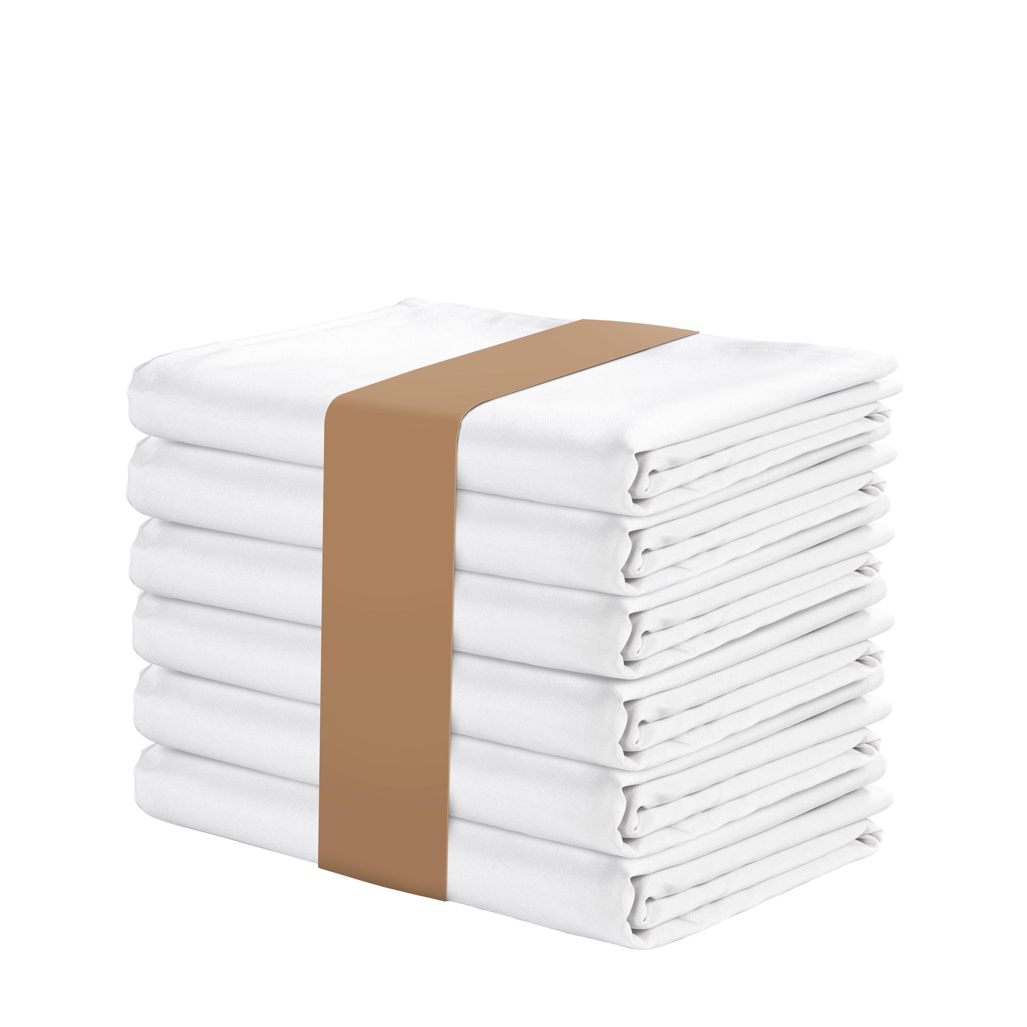 Set of Solid Tablecloths 6 seat 152x213cm - White